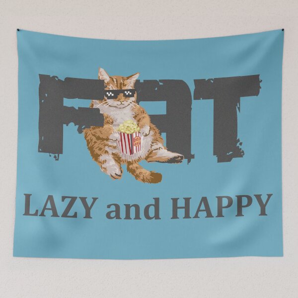 Item preview, Fat Lazy And Happy designed and sold by classy-shop.