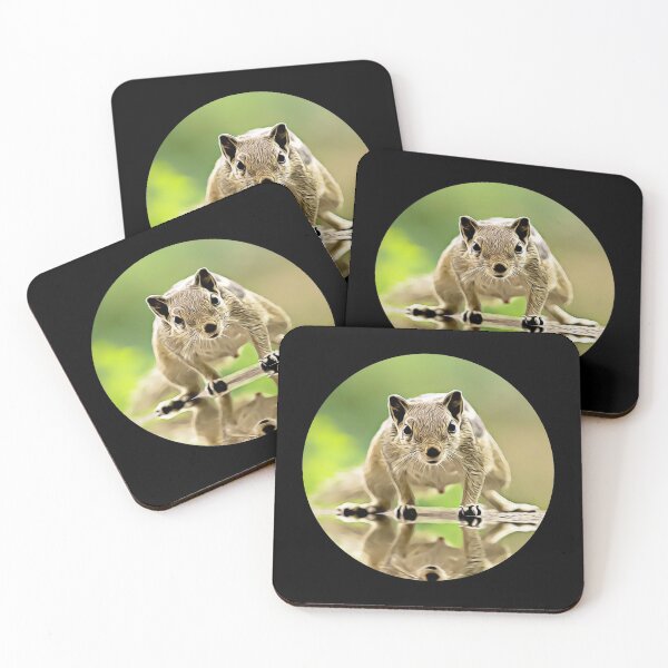 Item preview, Indian Palm Squirrel Portrait designed and sold by RevolutionInPaint.