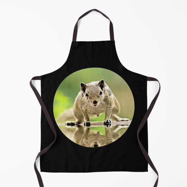 Item preview, Indian Palm Squirrel Portrait designed and sold by RevolutionInPaint.
