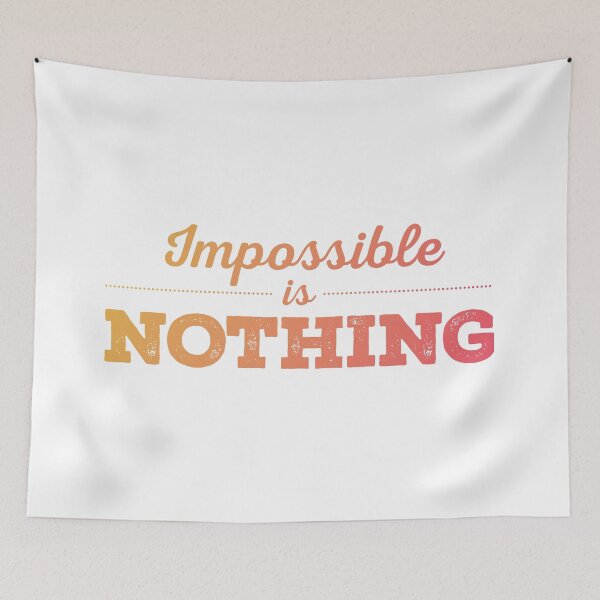 Item preview, Motivational - Impossible is nothing designed and sold by BadChicken.