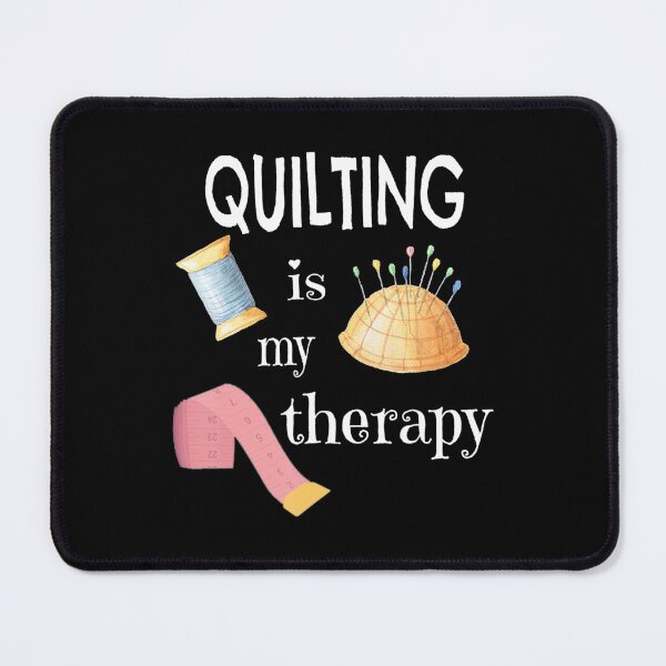Item preview, Funny Sewing for Quilter Quilting is My Therapy designed and sold by AloisSinger.
