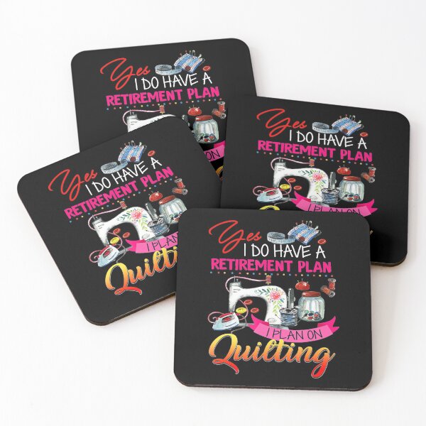Item preview, I Do Retirement Plan I Plan On Quilting Funny Quilter designed and sold by AloisSinger.