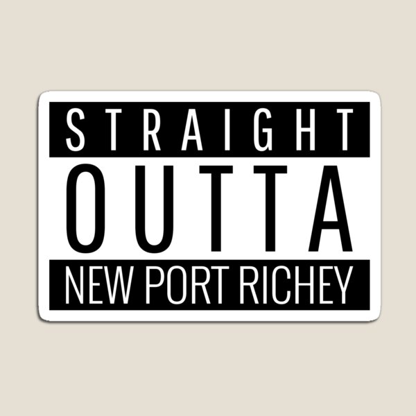 Aperçu de l'œuvre Tout droit sorti de New Port Richey en Floride créée et vendue par Teelogic.