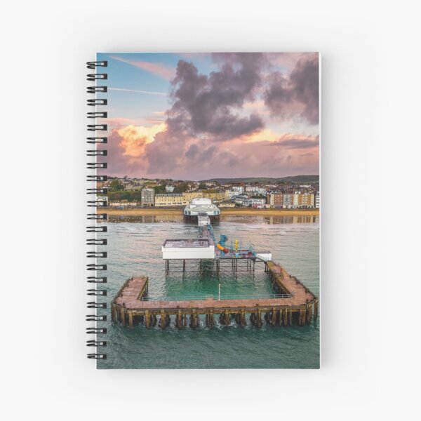 Sandown Pier Isle Of Wight Spiral Notebook