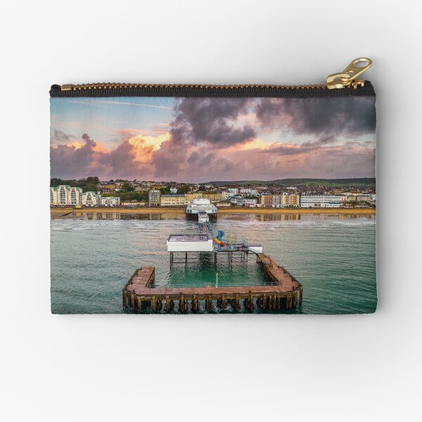 Sandown Pier Isle Of Wight Zipper Pouch