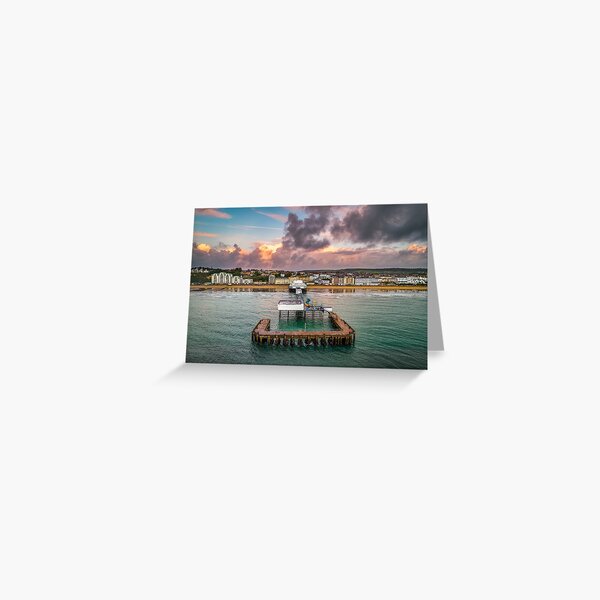 Sandown Pier Isle Of Wight Greeting Card
