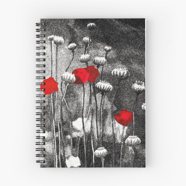 Item preview, Black, White and Red Poppies designed and sold by Versatill.