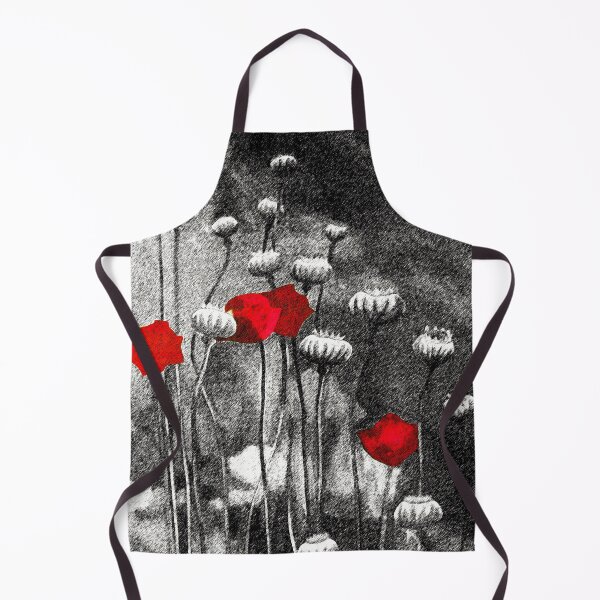 Item preview, Black, White and Red Poppies designed and sold by Versatill.