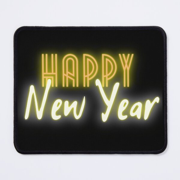 Item preview, Happy New Year Yellow Neon Style designed and sold by trendingatees.