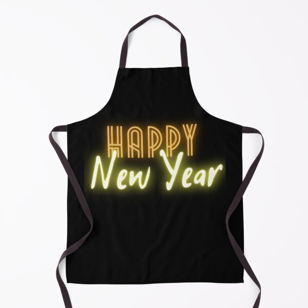 Item preview, Happy New Year Yellow Neon Style designed and sold by trendingatees.