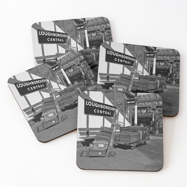 Item preview, Vintage luggage scene at Loughborough Railway Station designed and sold by Random Railways.