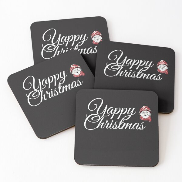 Item preview, Yappy Christmas - A classic christmas design for dog lovers everywhere designed and sold by Doggymadness.