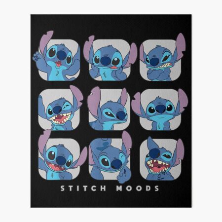 Stitch - Colored pencils Art Board Print for Sale by SabinasArts