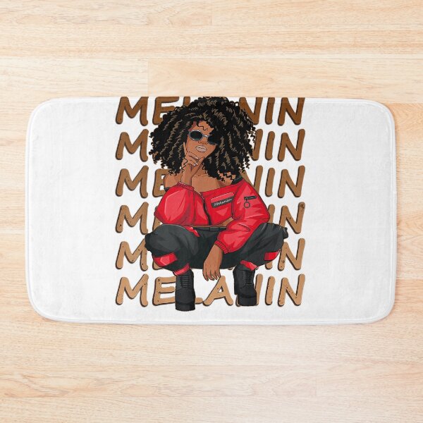 Item preview, Melanin Afro Natural Hair Queen Cute Black Girl Magic Gift Graphic For Fans designed and sold by JennieAfricaney.