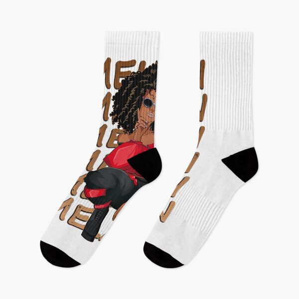 Item preview, Melanin Afro Natural Hair Queen Cute Black Girl Magic Gift Graphic For Fans designed and sold by JennieAfricaney.