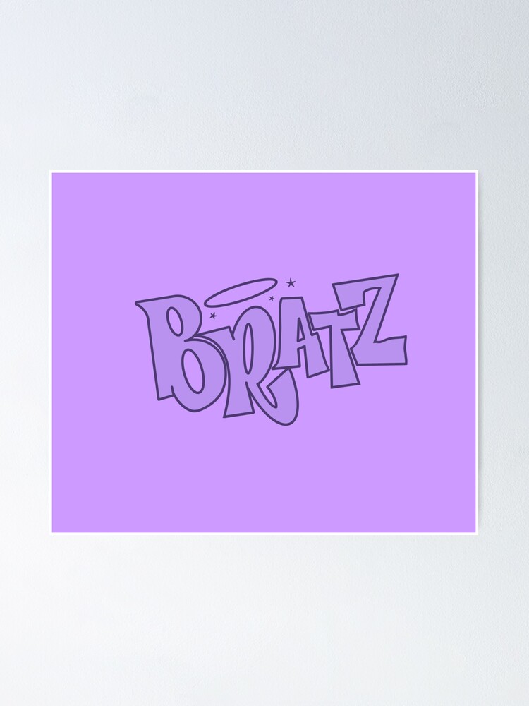 "Purple bratz logo" Poster for Sale by blueberrycafe | Redbubble