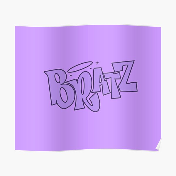 "Purple bratz logo" Poster for Sale by blueberrycafe | Redbubble