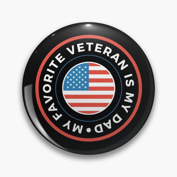 Item preview, My Favorite Veteran Is My Dad designed and sold by WholesumArt.
