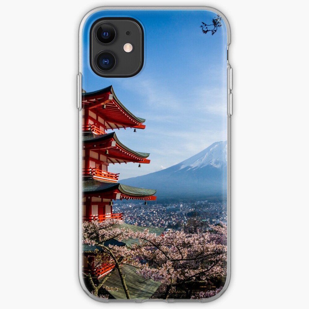 Blue Pagoda iPhone Case