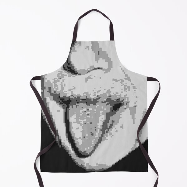 Item preview, Pixellated Einstein Face Mask  designed and sold by weavernap.