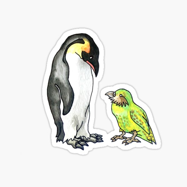 flightless friends Sticker