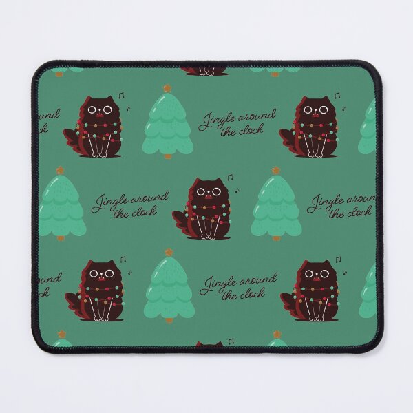 Item preview, Jingle around the clock, Christmas kitty designed and sold by crealizable.