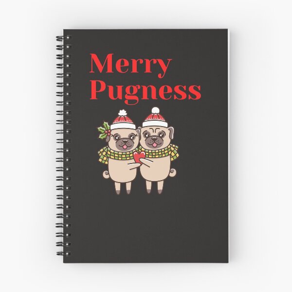 Item preview, Merry Pugness - A classic christmas design for pug lovers everywhere designed and sold by Doggymadness.