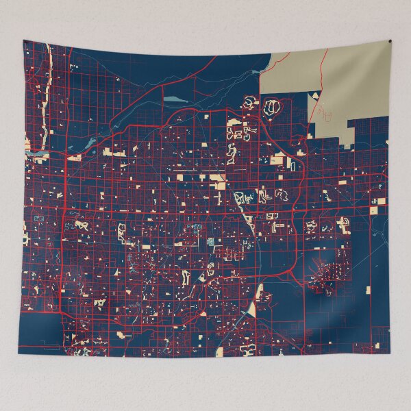 Item preview, Mesa City Map of Arizona, USA - Hope designed and sold by deMAP.