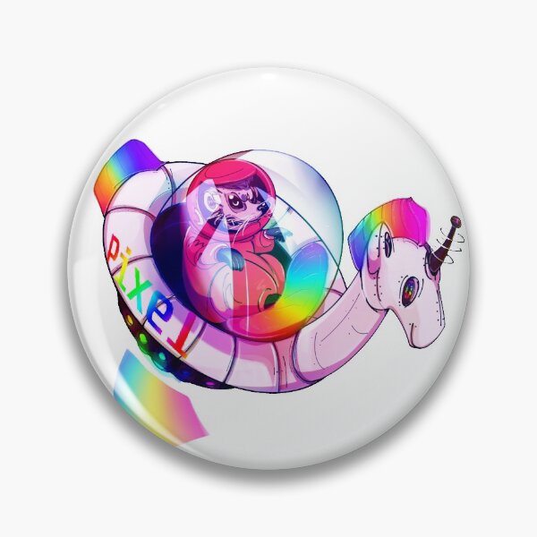 Item preview, Erizo espacial en un platillo volador de unicornio designed and sold by RedactedAlex.