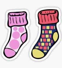 fuzzy socks Sticker