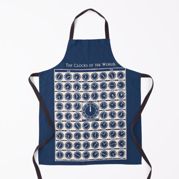 Item preview, The Clocks Of The World Blue Print Effect Cool Vintage Design designed and sold by TrulyEpoque.