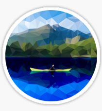 Mountain Kayaking Sticker