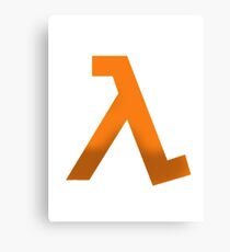Half life logo shirt Canvas Print