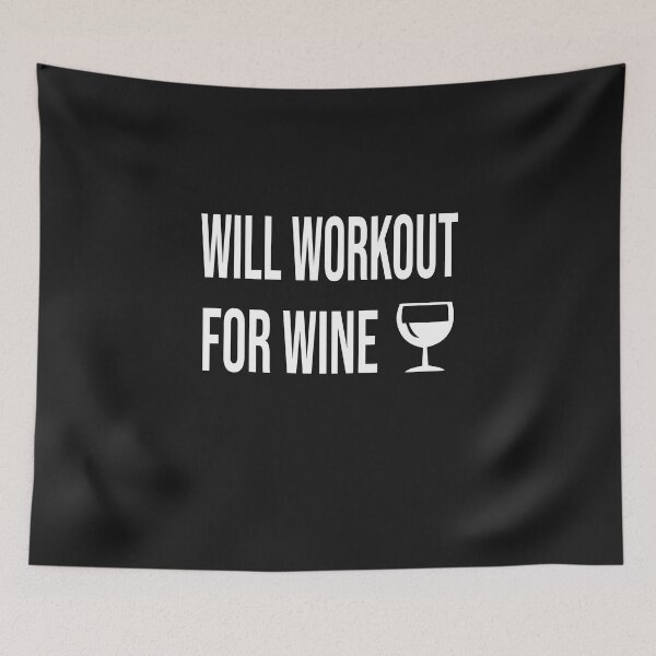 Item preview, WILL WORKOUT FOR WINE designed and sold by bari99.