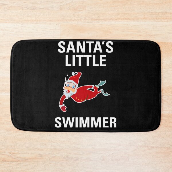 Item preview, Santa little Swimmer for christmas designed and sold by kimart18.