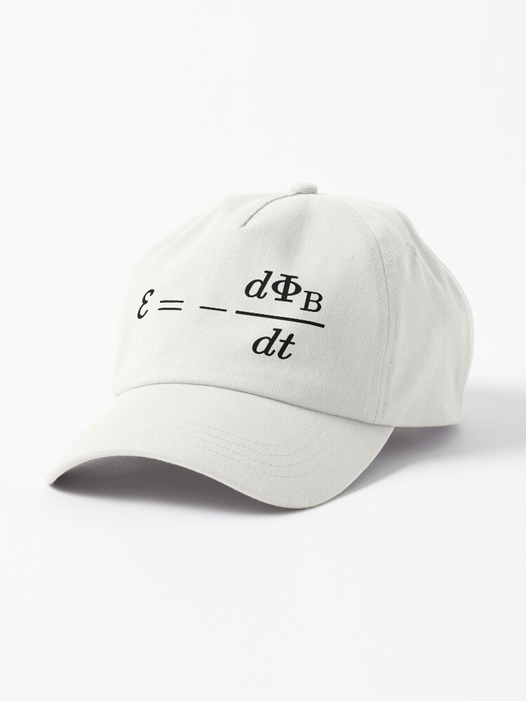 Faraday Law of electromagnetic induction, physics and engineering Cap for  Sale by NoetherSym