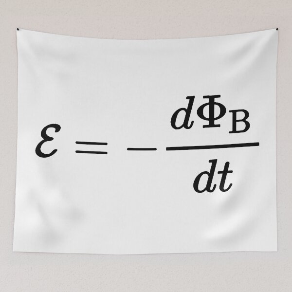 Item preview, Faraday Law of electromagnetic induction, physics and engineering designed and sold by NoetherSym.