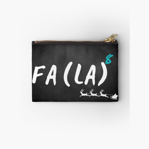 Item preview, Math Christmas on a blackboard- Fa la la la designed and sold by M-Infinite.