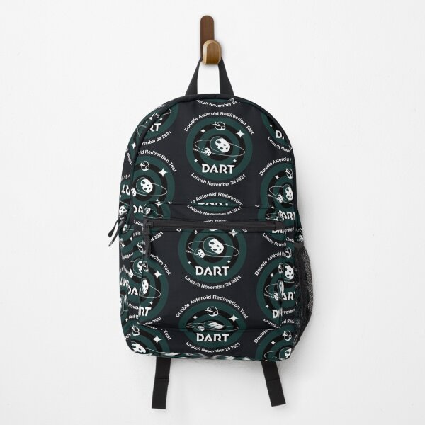 Item preview, NASA DART mission logo launch date 24 Nov 2021 (teal white) designed and sold by SolidEarthArt.