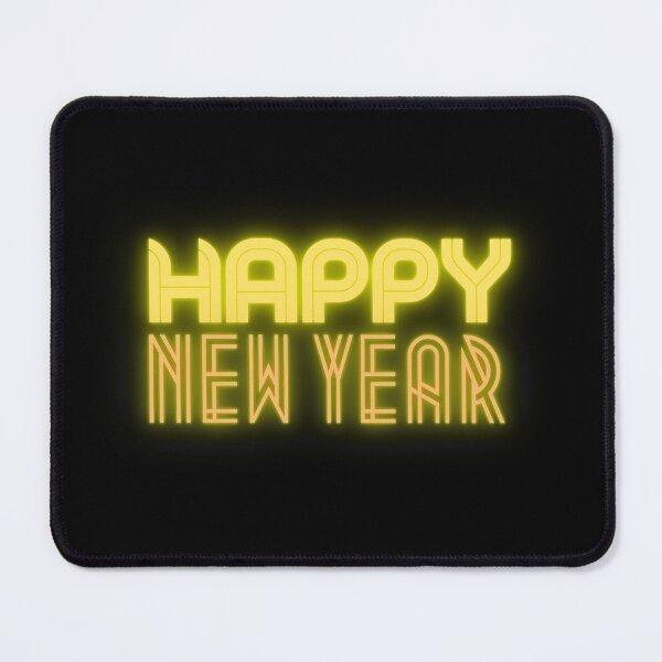 Item preview, Happy New Year Orange Neon Style designed and sold by trendingatees.
