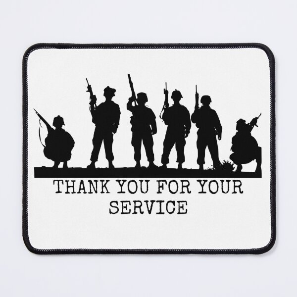 Item preview, Thank you for your service designed and sold by Tiredmenphilo.