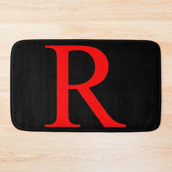 Item preview, The Letter R Red on Black 5748 designed and sold by Art in My Loft.
