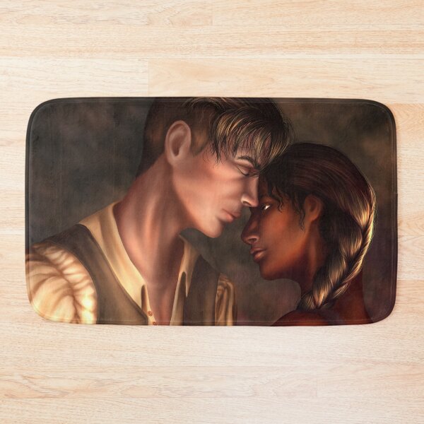Item preview, Kaz and Inej Bathroom Scene Redraw - Crooked Kingdom designed and sold by cynthiamonica.