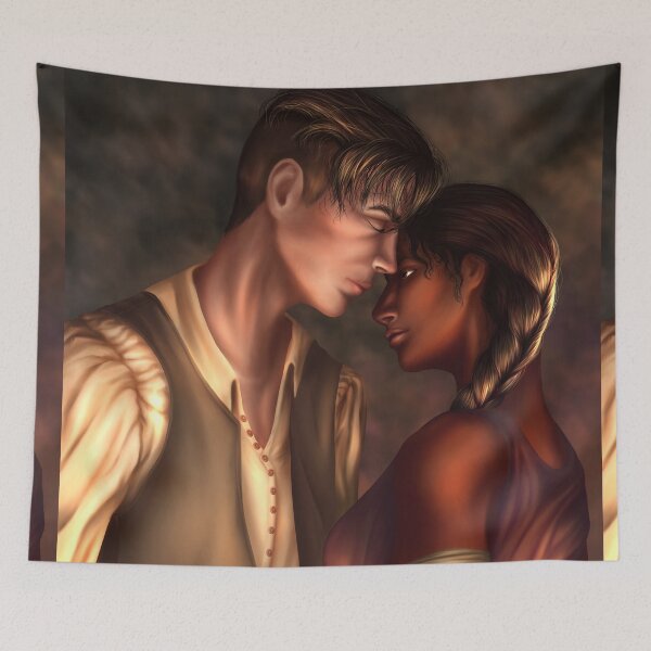 Item preview, Kaz and Inej Bathroom Scene Redraw - Crooked Kingdom designed and sold by cynthiamonica.