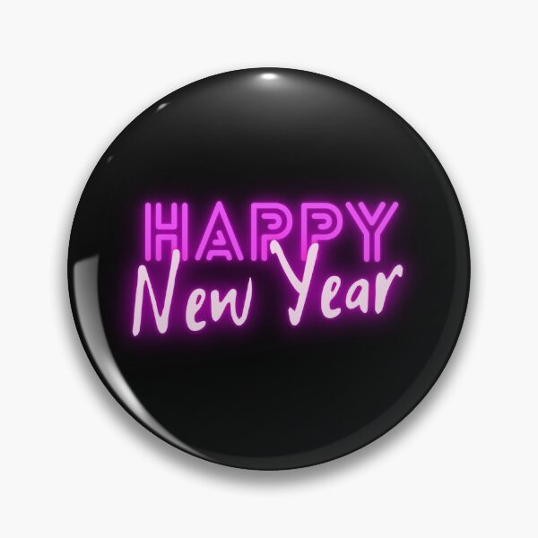 Item preview, Happy New Year Pink Neon Style designed and sold by trendingatees.
