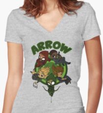 Arrow S3 Promo Poster Variant - Version 3 Women's Fitted V-Neck T-Shirt