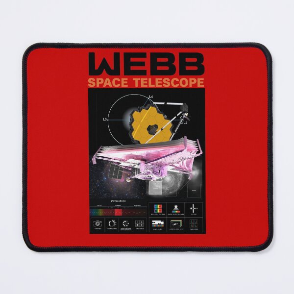 Item preview, James Webb Space Telescope Hexagon Mirror Launch designed and sold by marboywonderboy.