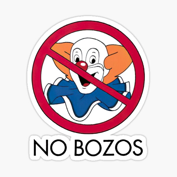 No Bozos - Van Halen Sticker