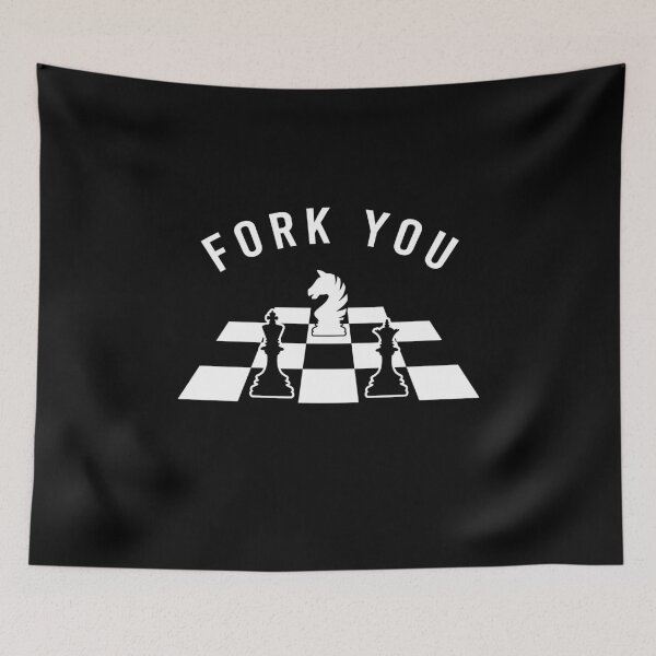 Item preview, Chess Player Gift Fork You Funny Chess  designed and sold by The Junto Shop.