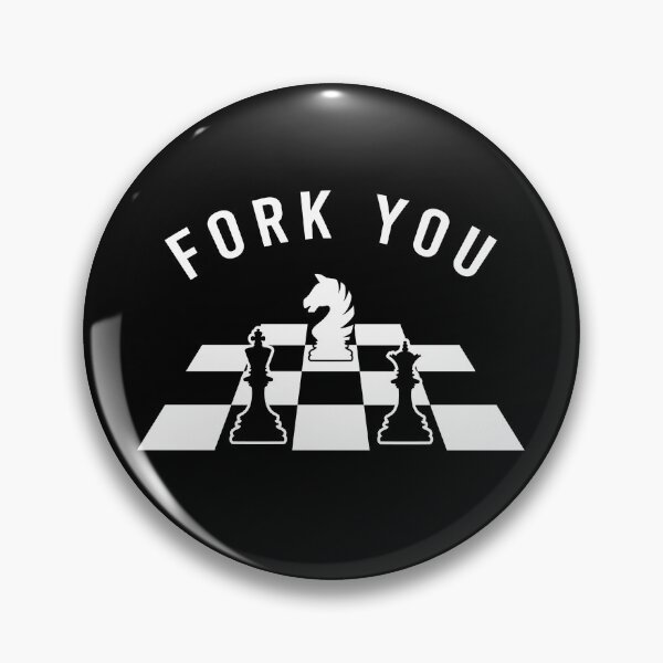 Item preview, Chess Player Gift Fork You Funny Chess  designed and sold by The Junto Shop.
